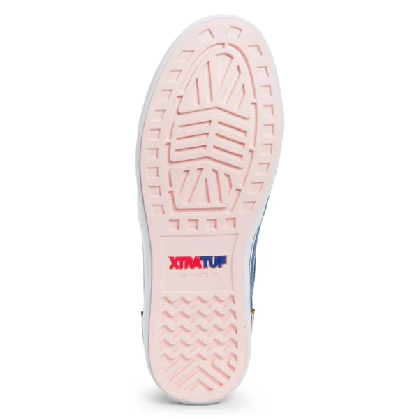 Xtratuf Women's Canvas Sharkbyte Deck Shoe, Blue, 8