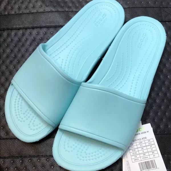 Crocs Women's Sloane Slide Sandals - Size: 11, Blue