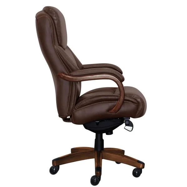 Serta at Home La-Z-Boy Delano Executive Office Chair, Chestnut Brown