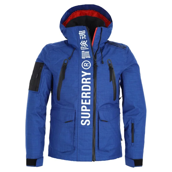 Superdry Snow Ultimate Mountain Rescue Jacket Blue - M