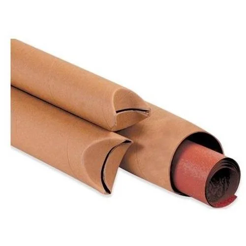 2 x 15x22 Kraft Crimped End Mailing Tubes
