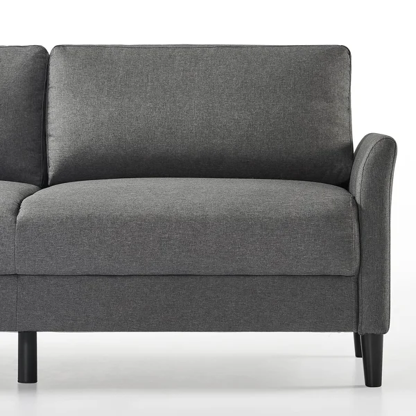 Zinus Jackie Sofa, Dark Grey, Gray