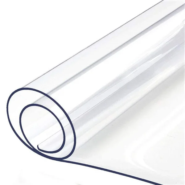 Table Protector Clear Plastic Tablecloth Protector Wipeable Protective Desk Cover PVC Vinyl Furniture Dining Tabletop Protection