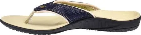 Spenco Yumi Snake Sandals - Navy, Women's 7