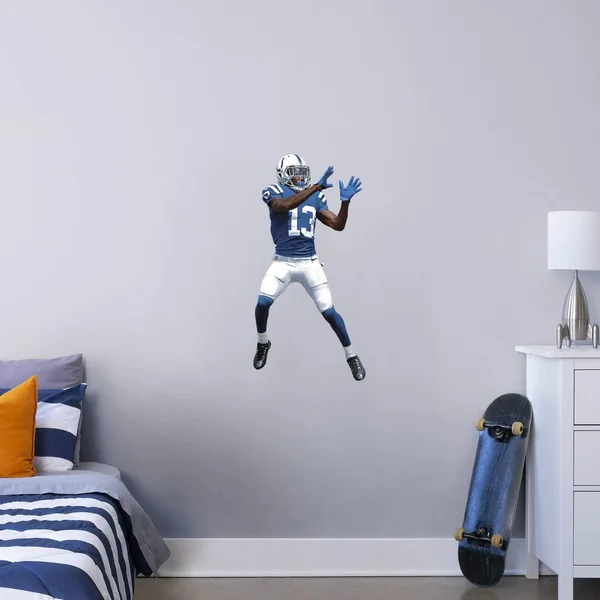 T.Y. Hilton for Indianapolis Colts - Officially Licensed NFL Removable Wall Decal Giant Athlete + 2 Wall Decals (25x22W x 51x22H