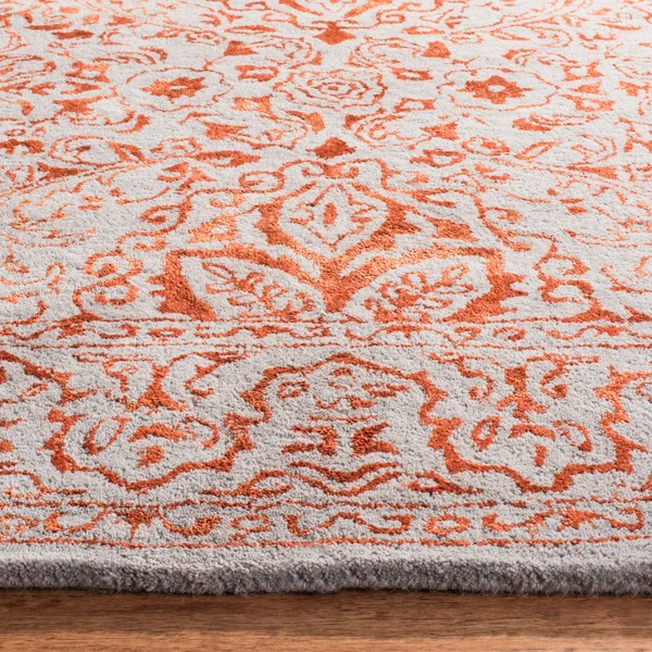 Safavieh Glamour GLM516E Blue - Dark Grey 6& x 9& Area Rug