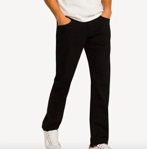 Tommy Hilfiger Stretch Straight Fit Jeans - Black