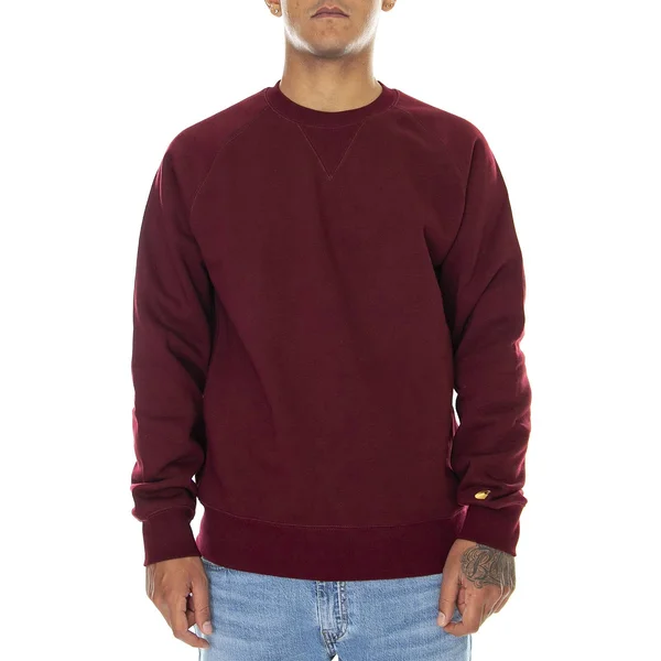 Carhartt WIP Chase Sweatshirt - Jam, Gold - L - Men