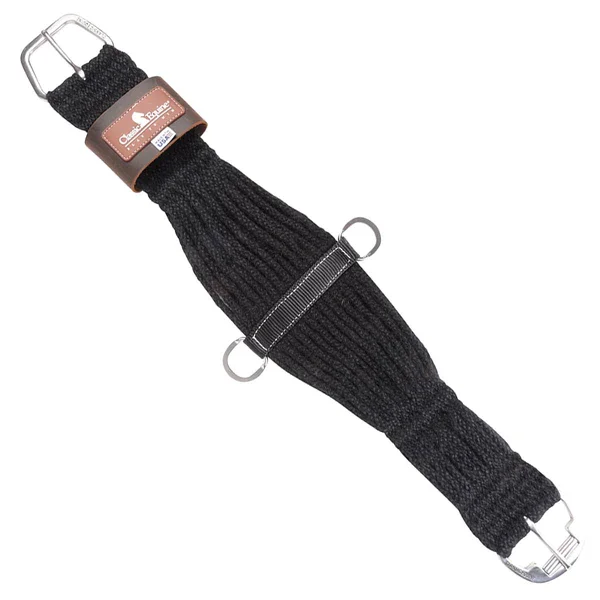 Classic Equine 27 Strand Mohair Cinch Red 30x22