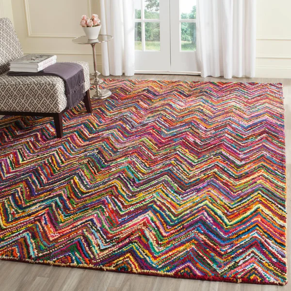 Safavieh Nantucket NAN141C 2&3x22 x 12&0x22 Runner Blue, Multi Area Rug