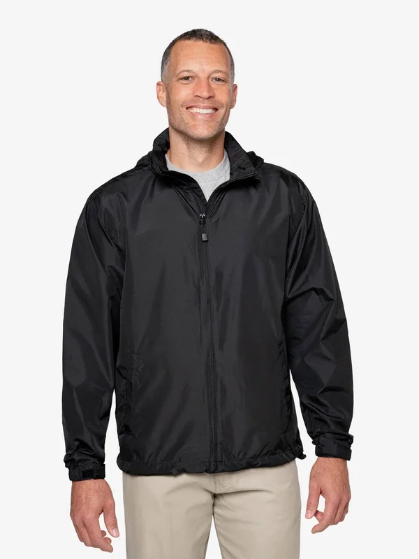 Insect Shield Men's Techno Lite Jacket with Hood - Size 3XL, Royal Blue, 100% Polyester