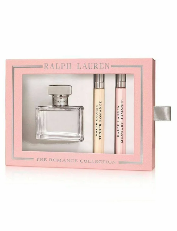 Ralph Lauren Romance 3pcs Gift Set - EDP Spray 1.7 oz+ Midnight + Tender 0.34