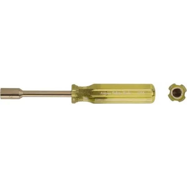 Ampco ND-13MM Nut Driver - 13.0mm, Solid, Fluted, 5-1/8 in.