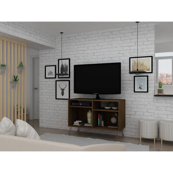 Manhattan Comfort 138Gmc5 Rockefeller 39.37 TV Stand - Brown