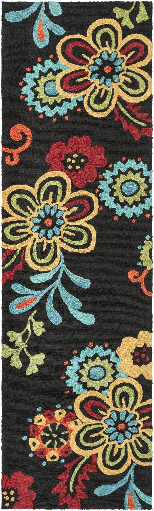 Surya Storm SOM-7707 Black Area Rug 5& x 7&6x22