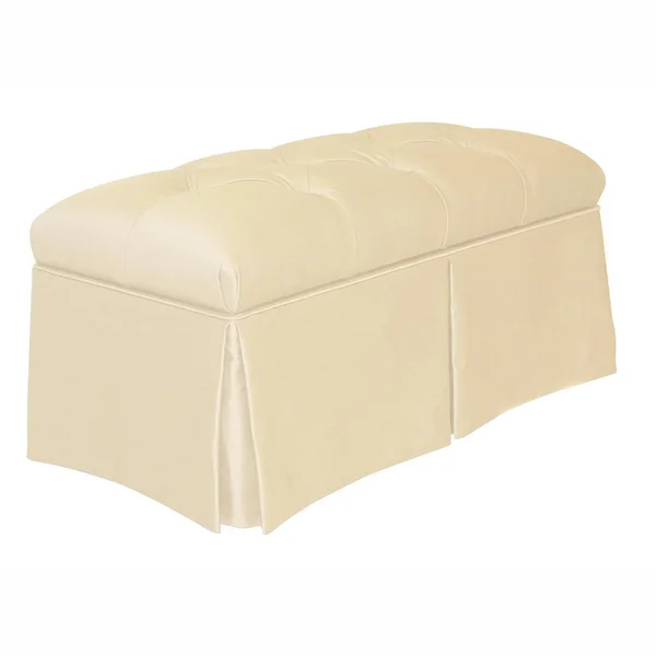 Skyline Furniture 2902SKSHPAR Wilshire Skirted Shantung Storage