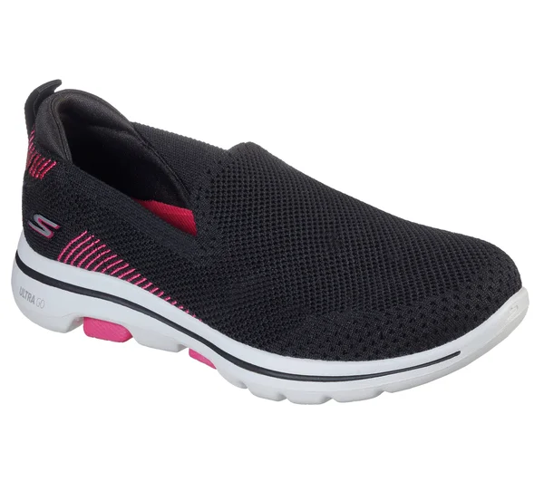 Skechers Women's GOwalk 5 Prized Slip-On - Black/Pink