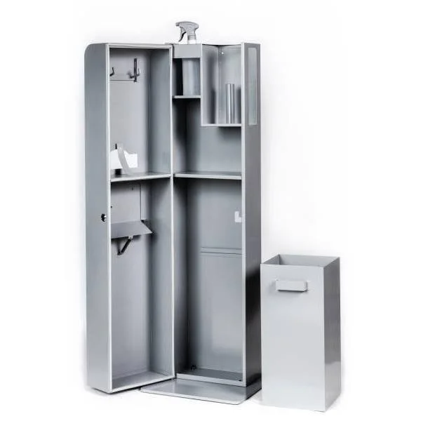 Indoor Pet Sanitation Station 15.5 16 51 Silver Poopy Pouch