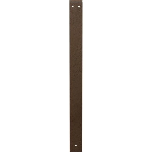 Ekena Millwork 2 in. x 24 in. x 24 in. Steel Hammered Brown Traditional Bracket