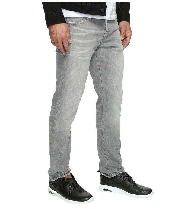 Scotch & Soda - Ralston Sand and Stone Grey Regular Slim Fit Jeans - Denim - Grey, 33/32 - Grey/Grey