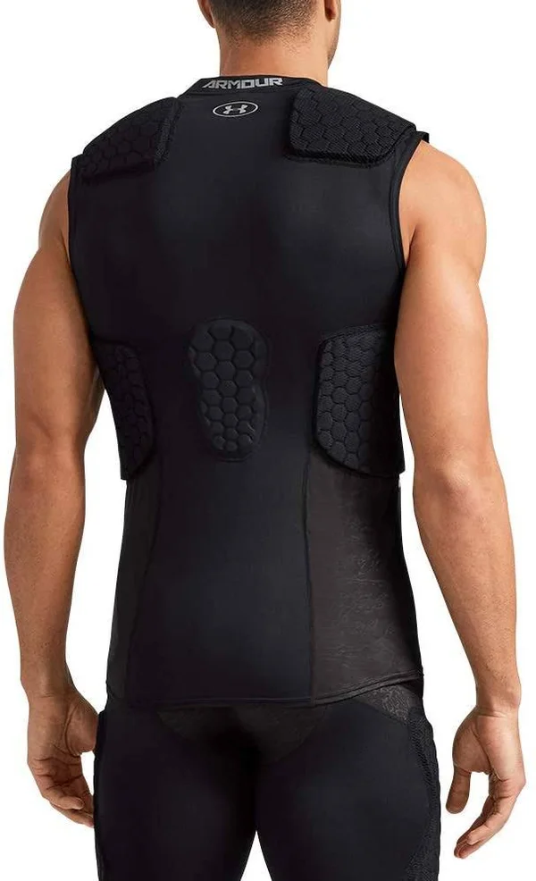 Under Armour Gameday Pro 5-Pad Football, Lacrosse Compression Shirt Top