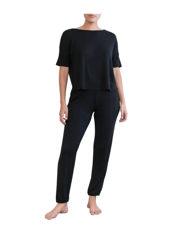 Honeydew Intimates Sun Lover Knit Lounge Set - Womens - Black - Xs
