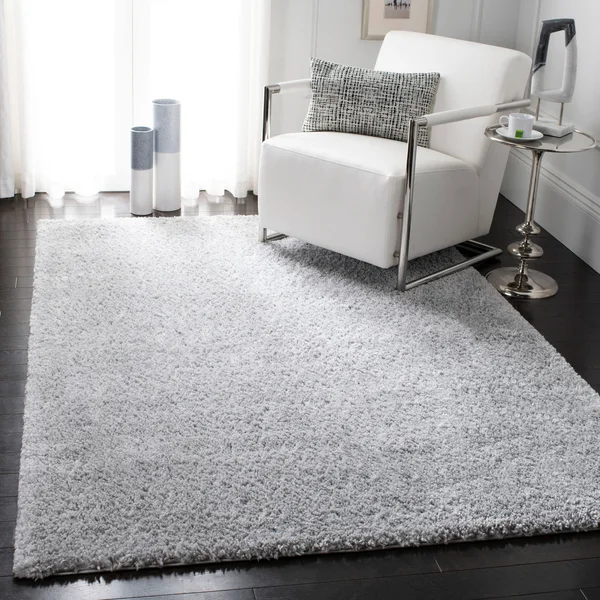 Safavieh 6& x 9& August Shag 900 AUG900S Burgundy Rug
