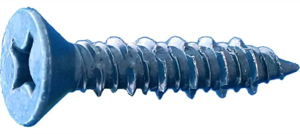 1/4 x 3-1/4x22 dagger-con Phillips Flat Concrete Screws Bulk Blue