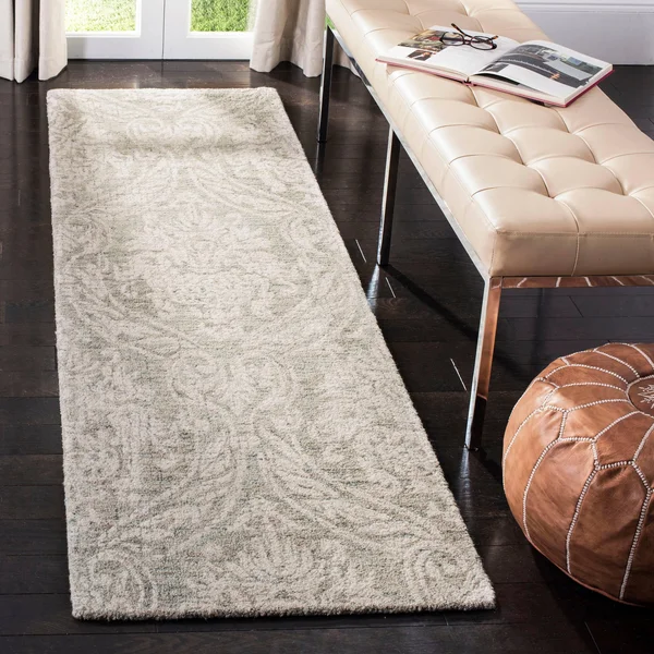 Safavieh 5& x 8& Abstract ABT204A Grey - Ivory Rug