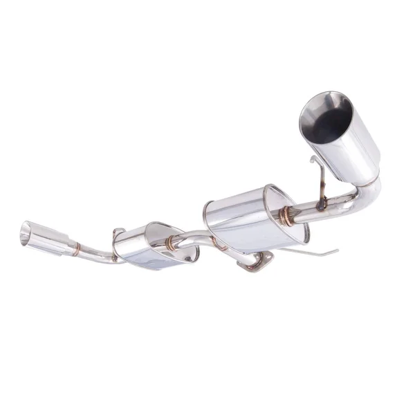 XForce ES-ML03-R Stainless Steel 2.5 Axle-Back Exhaust System with Dual Side Outlets for 2007-2011 Mitsubishi Lancer CJ (Centre