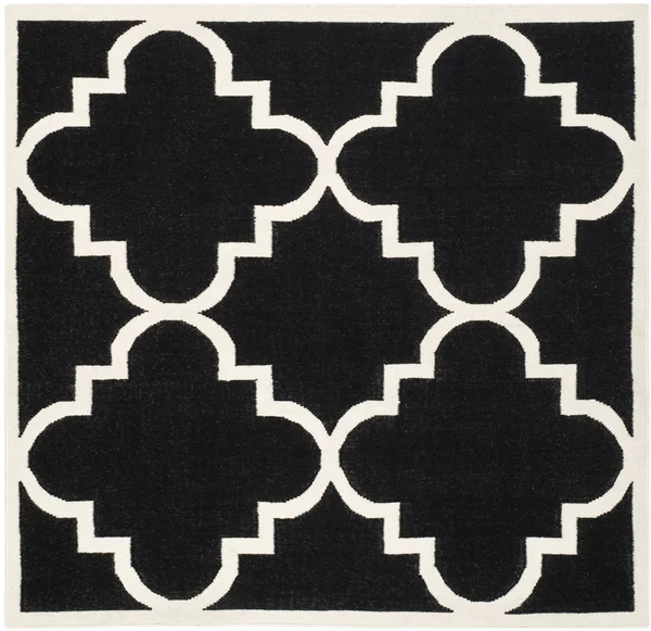 Safavieh Dhurries DHU633A 2&6x22 x 12&0x22 Runner Black, Ivory Area Rug