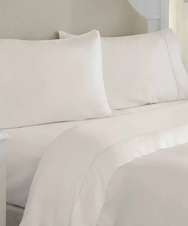 Pointehaven 525 Thread Count California King Sheet Set - Ivory Pearl