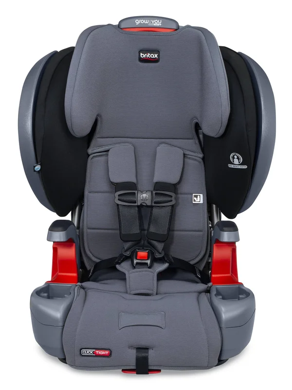 Britax Grow with You ClickTight Plus Harness-2-Booster Car SEAT, SafeWash, Jet