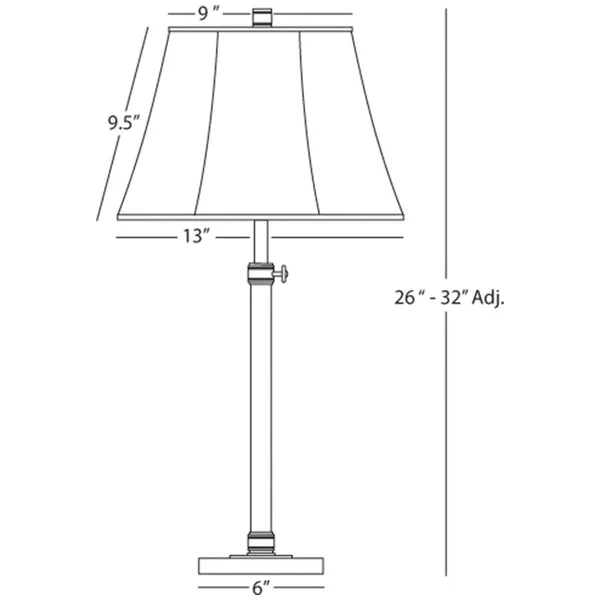 Robert Abbey 1841X Bruno Table Lamp