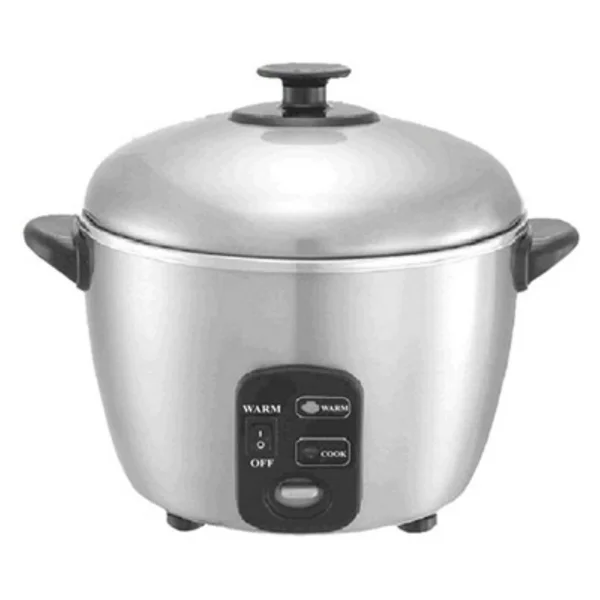 SPT 3-Cup Rice Cooker & Steamer - Stainless Steel - 540 ml