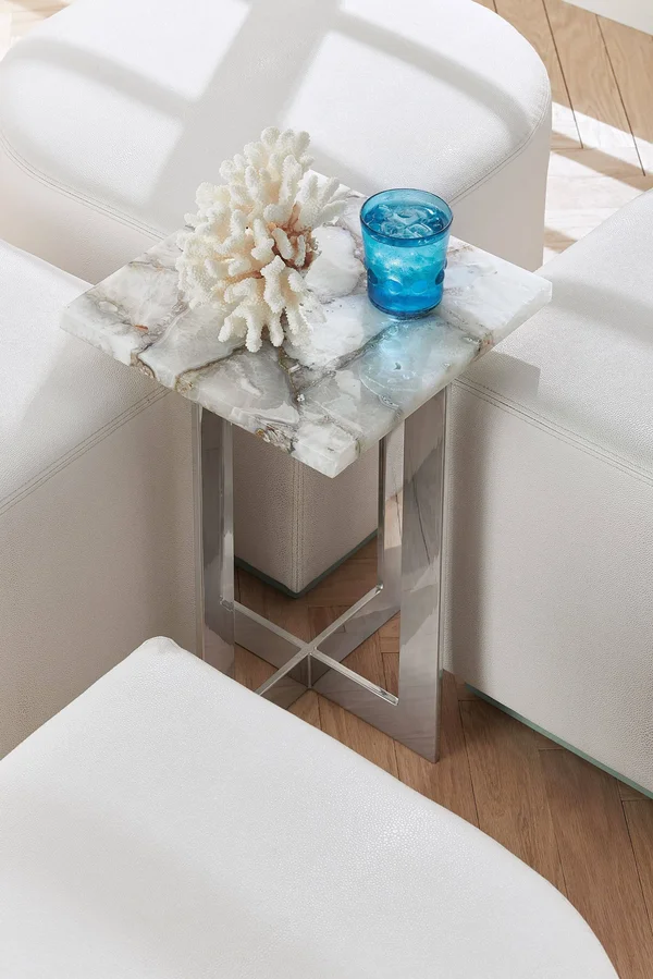 Caracole Classic Petal Pusher Ottoman