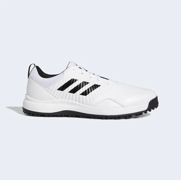 Adidas CP Traxion Spikeless Golf Shoes - White/Core Black/Gray Six - 7.5