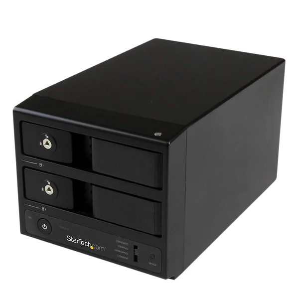 StarTech.com USB 3 eSATA Dual 3.5x22 SATA III HDD RAID Enclosure UASP Hard drive array - 2-bay