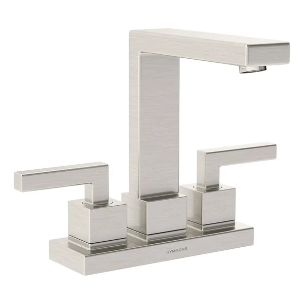 Symmons SLC-3612-STN-1.0 Duro Centerset Bathroom Faucet with Drain Assembly Finish: Satin Nickel
