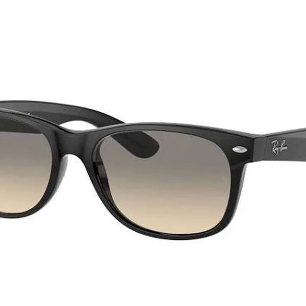 Ray-Ban New Wayfarer @Collection RB2132 - 55-21, Black, Gray Lenses - RB2132