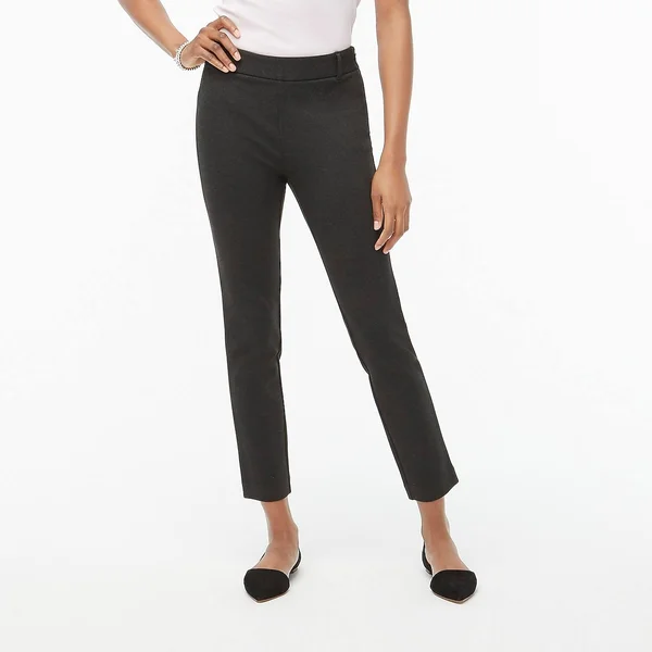 J.Crew Factory Womens Ponte Slim Work Pant (Heather - Size 24)