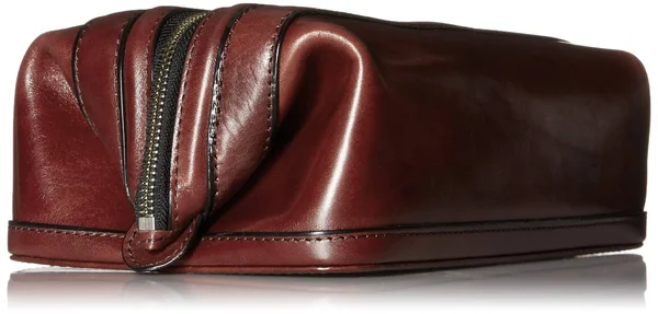 Bosca Old Leather Zipper Utility Kit, Brown