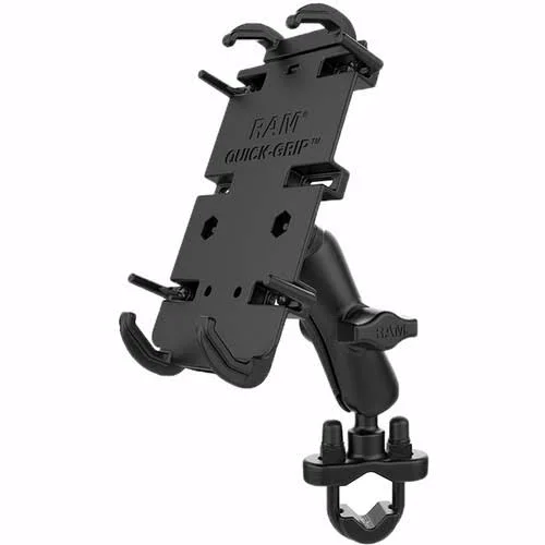 Ram Quick-Grip XL Phone Mount with Handlebar U-Bolt Base