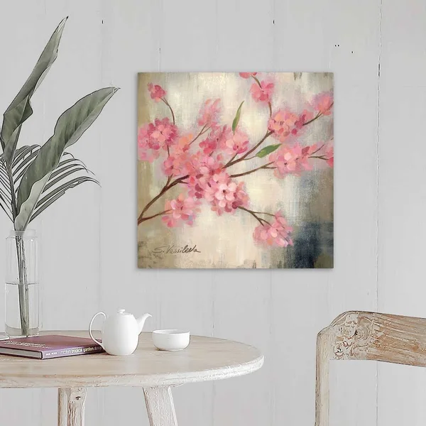 Cherry Blossom I, Canvas Wall Art, 20x20, Great Big Canvas