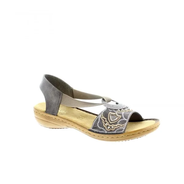 Rieker Regina B9 Smoke Sandal (women)