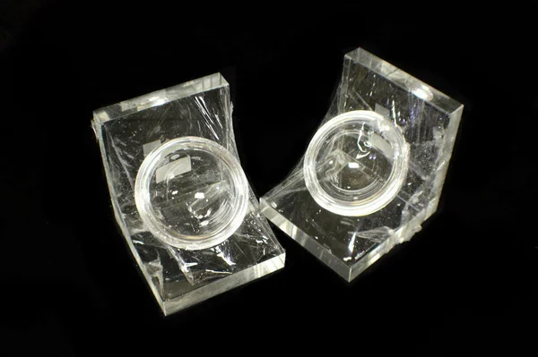 Crystal Sphere Bookends 2pc Set