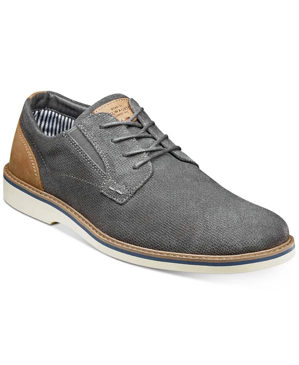 Nunn Bush Barklay Canvas Plain Toe 13 Men's Gunmetal