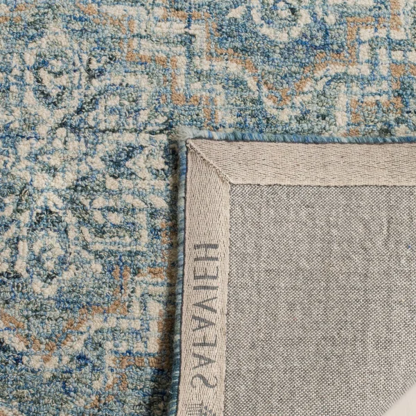 Safavieh 2&-3x22 x 10& Abstract ABT201A Blue, Grey Rug