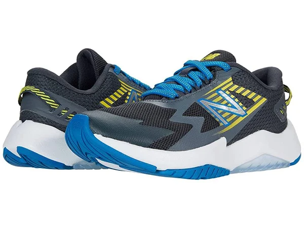 New Balance Boys Rave Run - Black/Yellow/Blue (Size 13)