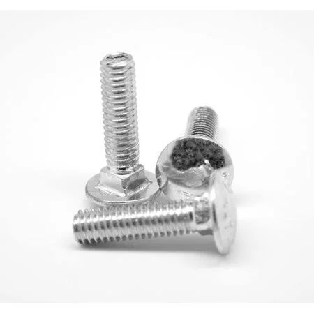 3/4 inch-10 x 4 inch (FT) Coarse Thread Grade 5 Carriage Bolt Medium Carbon Steel Zinc Plated Pk 37